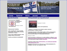Tablet Screenshot of kesapaivanpursiseura.com